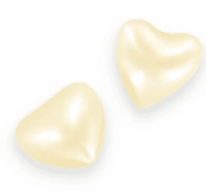 Perle de Bain Coeur Vanille 